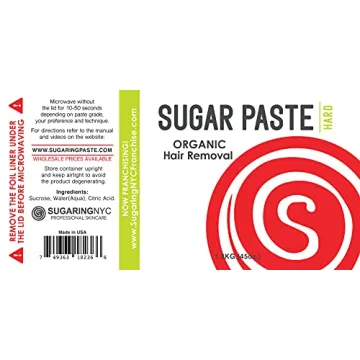 Organic Sugaring Paste for Tough Hair Removal 1.3kg