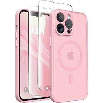 Magnetic iPhone 13 Pro Max Case | Shockproof & Matte Protection