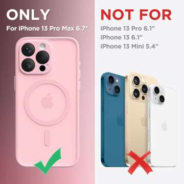 Magnetic iPhone 13 Pro Max Case with Camera Protection