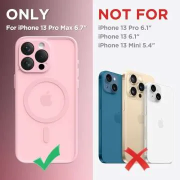 Magnetic iPhone 13 Pro Max Case with Camera Protection