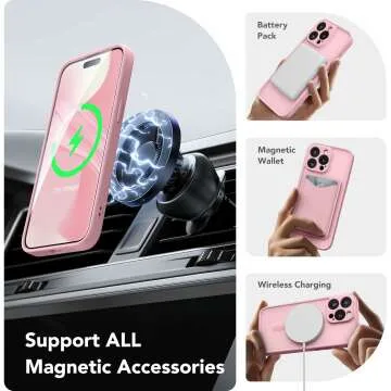 Magnetic iPhone 13 Pro Max Case with Camera Protection