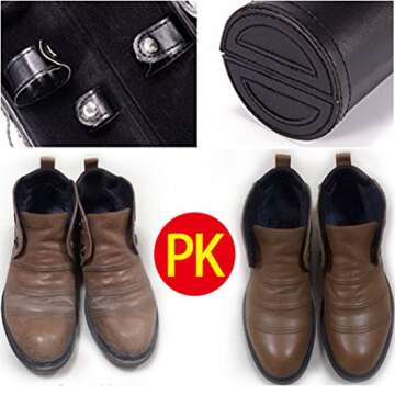 TOCGAMT 11-in-1 Travel Shoe Shine Kit - Compact & Stylish
