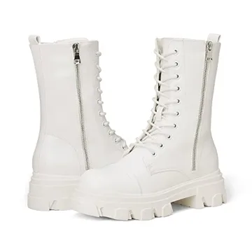 DREAM PAIRS Women's DMB215 Casual Combat Boots