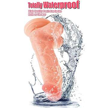 Realistic Dildo Sex Toys for Women - UTIMI 7.3 Inch Body Safe Material G spot Adult Lifelike Dildo with Strong Suction Cup Penis for Men Anal Hands-Free Play Sexual Wellness Products