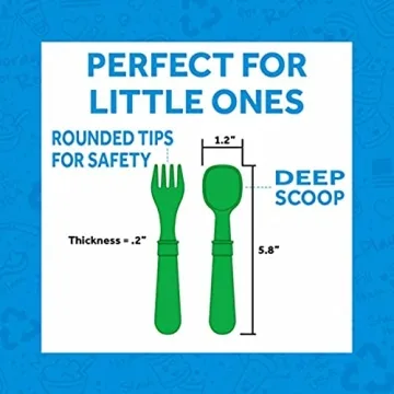 Durable USA Made Toddler Forks and Spoons Set
