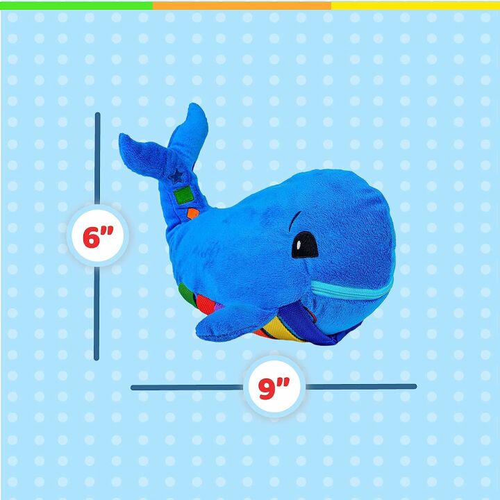 Blue Whale Motor Skills Toy for Toddler Travel Fun
