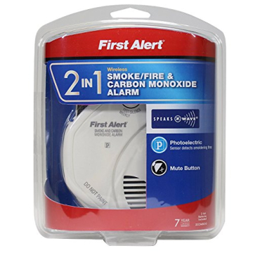 First Alert Z-Wave Wireless Smoke Detector & CO Alarm