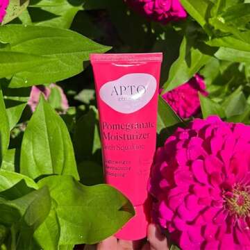 APTO Pomegranate Moisturizer w/Squalane: Daily Lightweight Antioxidant-Rich Facial Lotion for Skin that's Radiant, Soft & Plump, 2 oz