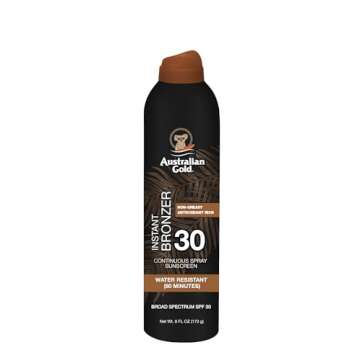 Australian Gold Bronzer Spray SPF 30for Instant Glow