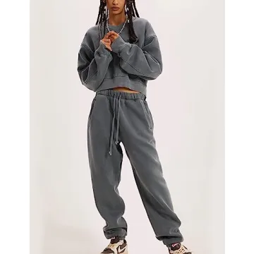 Stylish Flygo Women's Sweat Set - Cozy & Fashion-Forward