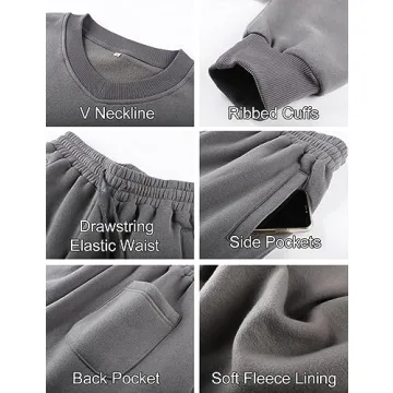 Stylish Flygo Women's Sweat Set - Cozy & Fashion-Forward