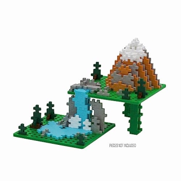 Plus-Plus Green Baseplate Duo for Creative Building Fun