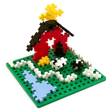 Plus-Plus Green Baseplate Duo for Creative Building Fun