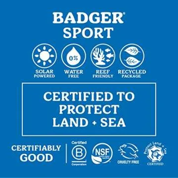 Badger Mineral Sunscreen & Bug Spray Combo - SPF 40 Reef Safe Sport Sunscreen w/Zinc Oxide & DEET-Free Natural Insect Repellent