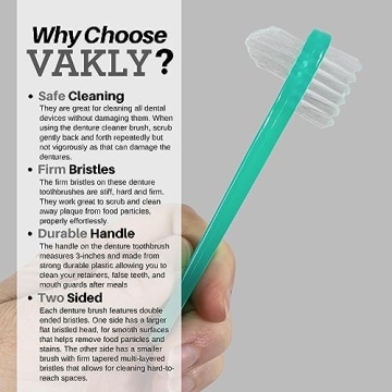 Top-rated Vakly Denture Brush Set for Impeccable Hygiene