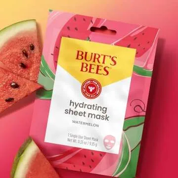 Burt's Bees Hydrating Watermelon Sheet Mask Pack of 6