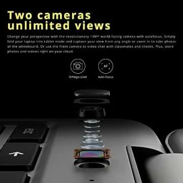 Samsung Chromebook Plus V2 2-in-1 12.2" WUXGA LED Touchscreen Laptop, Intel Celeron 3965Y, 4GB RAM, 64GB eMMC, 2 Cameras, Stylus Pen, Island-Type KB, Wi-Fi 5, Chrome OS, Silver(Renewed)