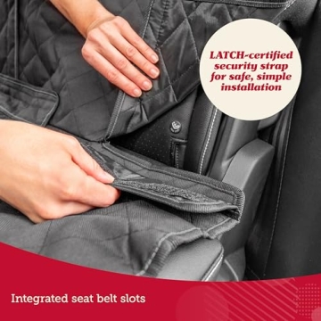 Lusso Gear Waterproof Dog Car Seat Cover for Back Seat