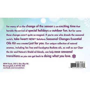 NOW Seasonal Changes Balancing Aromatherapy Kit - Essential Oils