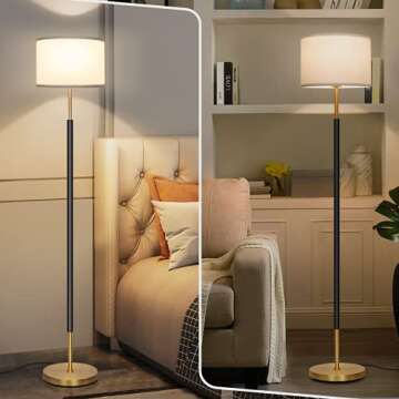 Boncoo Fully Dimmable Floor Lamp for Modern Homes