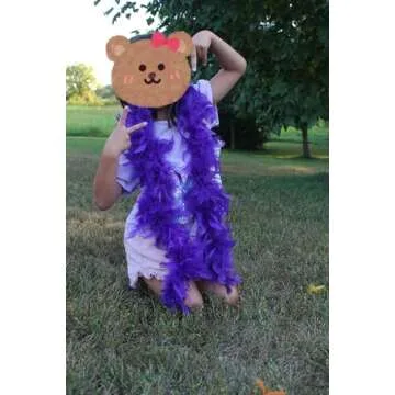 Over 10 Color 25 Gram, 4 Feet Long Chandelle Feather Boa, Kids Feather Boa, Great for Party, Wedding...
