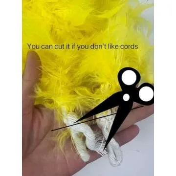 Over 10 Color 25 Gram, 4 Feet Long Chandelle Feather Boa, Kids Feather Boa, Great for Party, Wedding, Halloween Costume, Christmas Tree, Decoration (Purple)