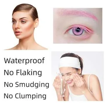 LGSZGDCN Pink Mascara Vibrant Colorful Waterproof