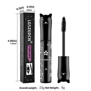 LGSZGDCN Pink Mascara Vibrant Colorful Waterproof