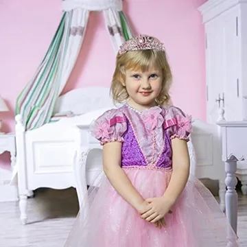 COCIDE Sparkling Pink Tiara for Girls and Women