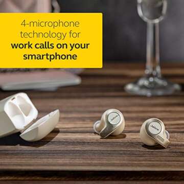 Jabra Elite 65t Earbuds – Alexa Built-in, True Wireless Earbuds with Charging Case, Titanium Black – Bluetooth Earbuds Engineered for The Best True Wireless Calls and Music Experience