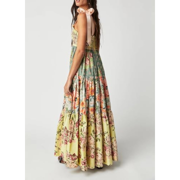Women Summer Flowy Smocked Maxi Dress for Every Occasion