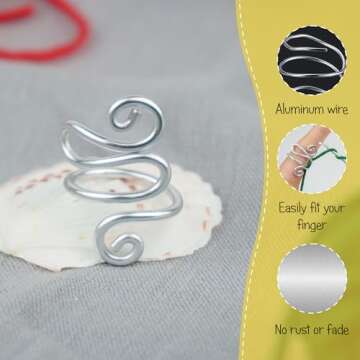 Handmade Crochet Ring, Crochet Ring, Crochet Ring for Finger, Crochet Accessories, Crochet Gifts,Cro...