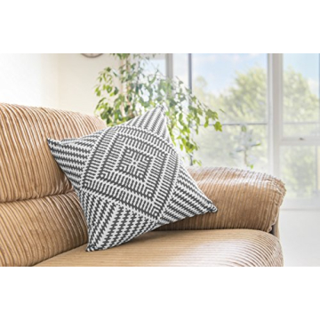 TreeWool Kaleidoscope 20x20 Pillow Covers Set of 2 Gray