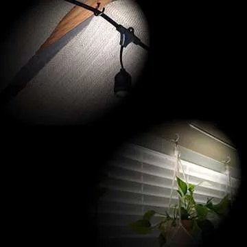 Heebabeys 12 Pcs 2.9 Inches White Ceiling Hooks,Vinyl Coated Screw-in Wall Hooks, Plant Hooks, Kitchen Hooks, Cup Hooks Great for Indoor & Outdoor Use (12 Pack +12 Extra Pipes)