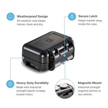 Spytec GPS M2 Weatherproof Magnetic Case for GL300 Mini Real-Time GPS-Trackers