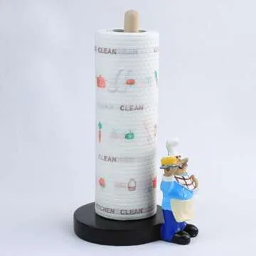 Massjoy Chef Style Sunflower Paper Towel Holder for Kitchen