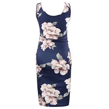 Stylish BBHoping Maternity Sleeveless Dress for Moms