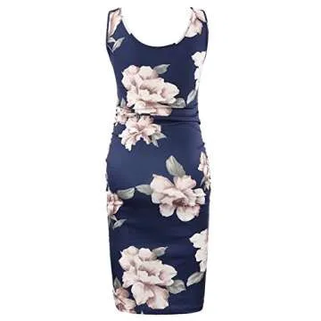 Stylish BBHoping Maternity Sleeveless Dress for Moms