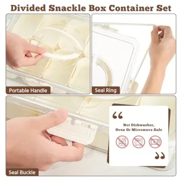 Dual Snackle Box - Portable Snack Container Set
