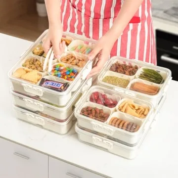 Dual Snackle Box - Portable Snack Container Set