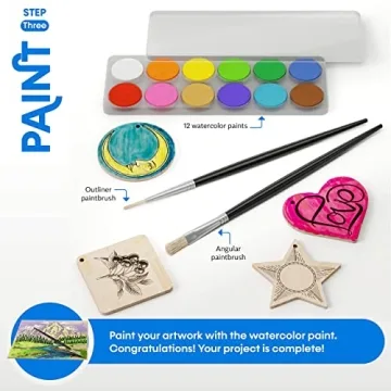 Craft Culture Beginners Wood Burning Kit for Kids & Teens