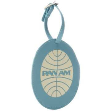 Pan Am Men's Luggage Tag-4, Flight Blue, X-Small