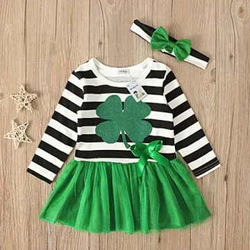 Adorable St Patrick’s Day Toddler Dress for Girls