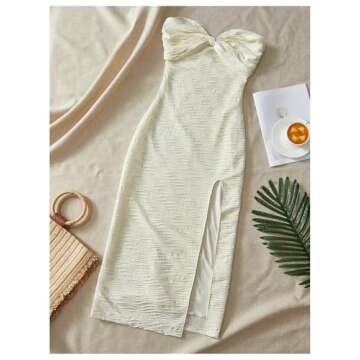 Chic Milumia Strapless Midi Dress for Any Occasion