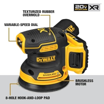 DeWALT 20V MAX Sander DCW2101D1 Cordless Performance Tool