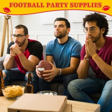 Deekin 32 Pcs Football Silicone Bracelets for Fans