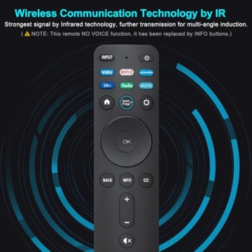 VIZIO Universal Remote XRT260 for Smart TVs