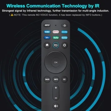 VIZIO Universal Remote XRT260 for Smart TVs