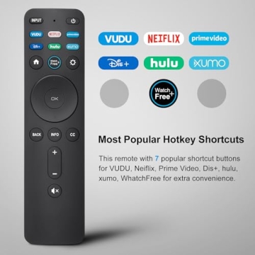 VIZIO Universal Remote XRT260 for Smart TVs