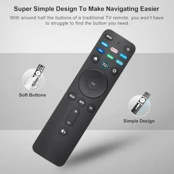 VIZIO Universal Remote XRT260 for Smart TVs